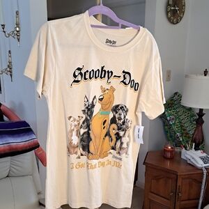 Freeze Cream Scooby-Doo Graphic Dog T-Shirt Ptp 20"